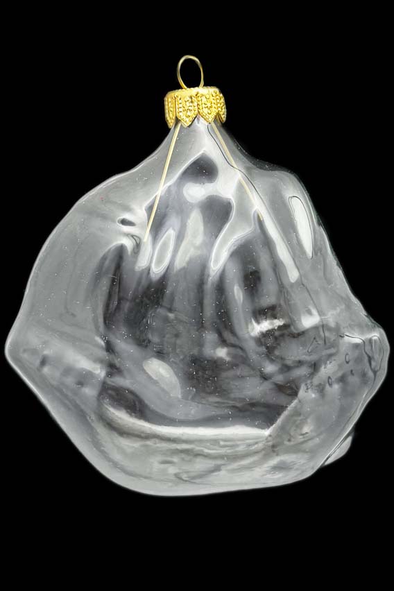 Стеклянная елочная игрушка Заготовка Фрегат 9,3 см 161504300